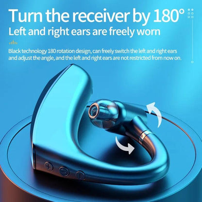 Wireless Mono Bluetooth Headset with Digital Display by HitMyNeed