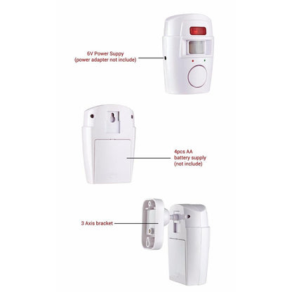 Wireless Motion Sensor Alarm with Remote Control by HitMyNeed