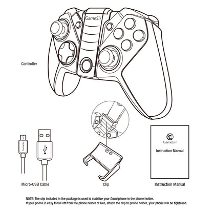 Wireless Phone Controller with Adjustable Mobile Holder by HitMyNeed