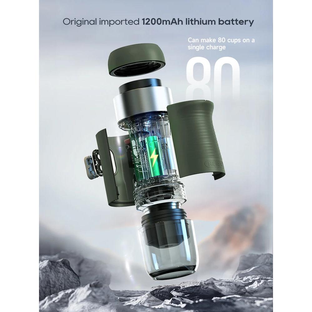 Wireless Portable Espresso Maker for Car & Camping by HitMyNeed