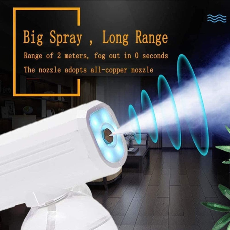 Wireless Rechargeable Alcohol Disinfection Spray Gun by HitMyNeed