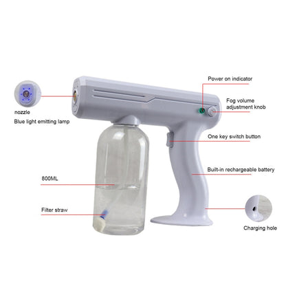 Wireless Rechargeable Alcohol Disinfection Spray Gun by HitMyNeed