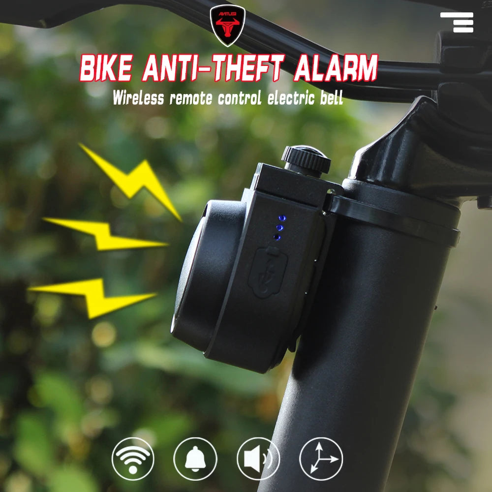 Wireless Rechargeable Bike & Motorcycle Motion Alarm by HitMyNeed