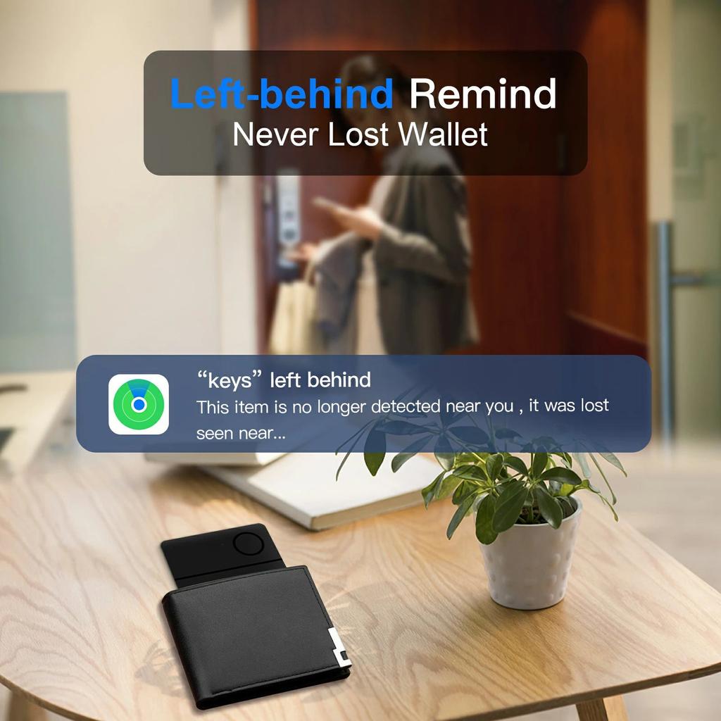 Wireless Rechargeable Smart Card Tracker for Apple Find My by HitMyNeed