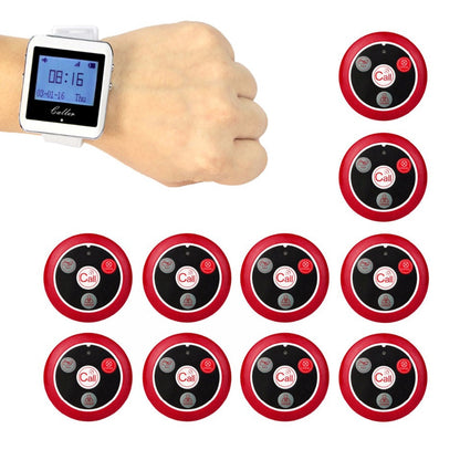 Wireless Restaurant Pager Calling System 10-Button Set by HitMyNeed