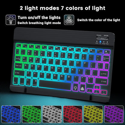 Wireless RGB Bluetooth Keyboard & Mouse Set by HitMyNeed
