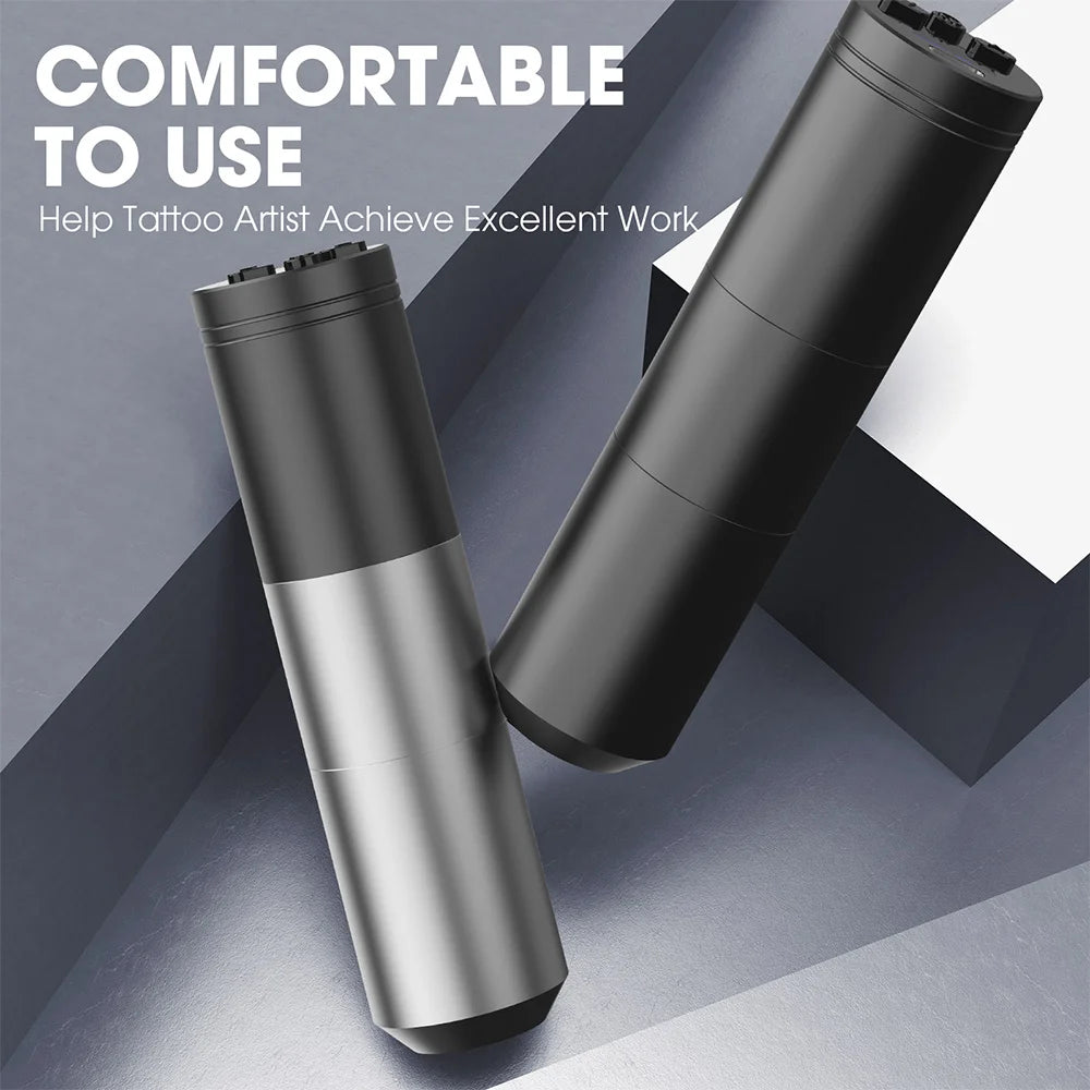 Wireless Rotary Tattoo Pen with LED & Battery Pack by HitMyNeed