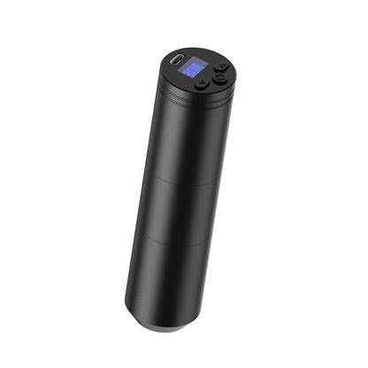 Wireless Rotary Tattoo Pen with LED & Battery Pack black by HitMyNeed