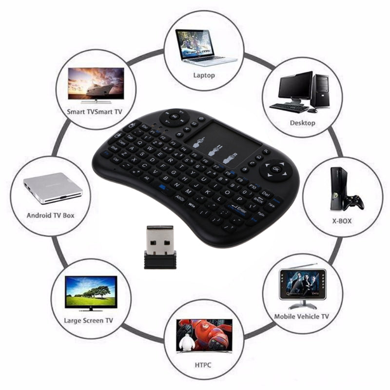 Wireless Smart TV Keyboard with Touchpad by HitMyNeed