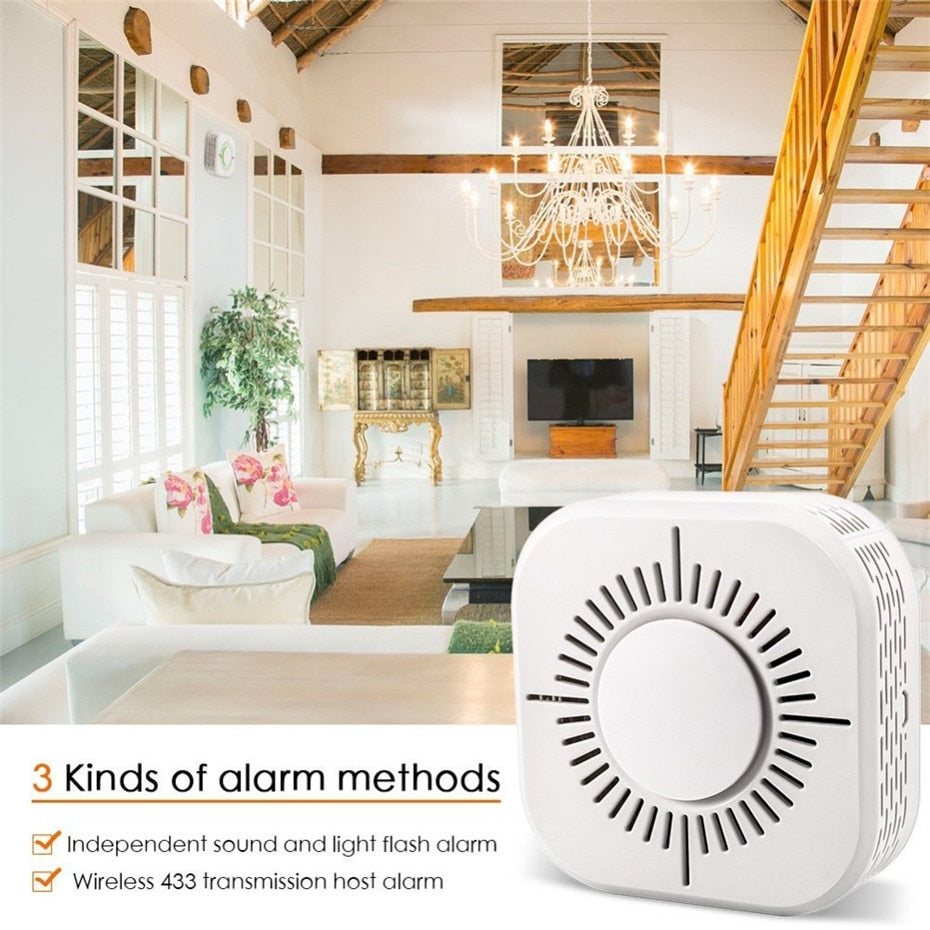 Wireless Smoke Alarm Detector Set (3 Pack) by HitMyNeed