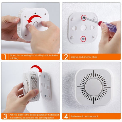 Wireless Smoke Alarm Detector Set (3 Pack) by HitMyNeed