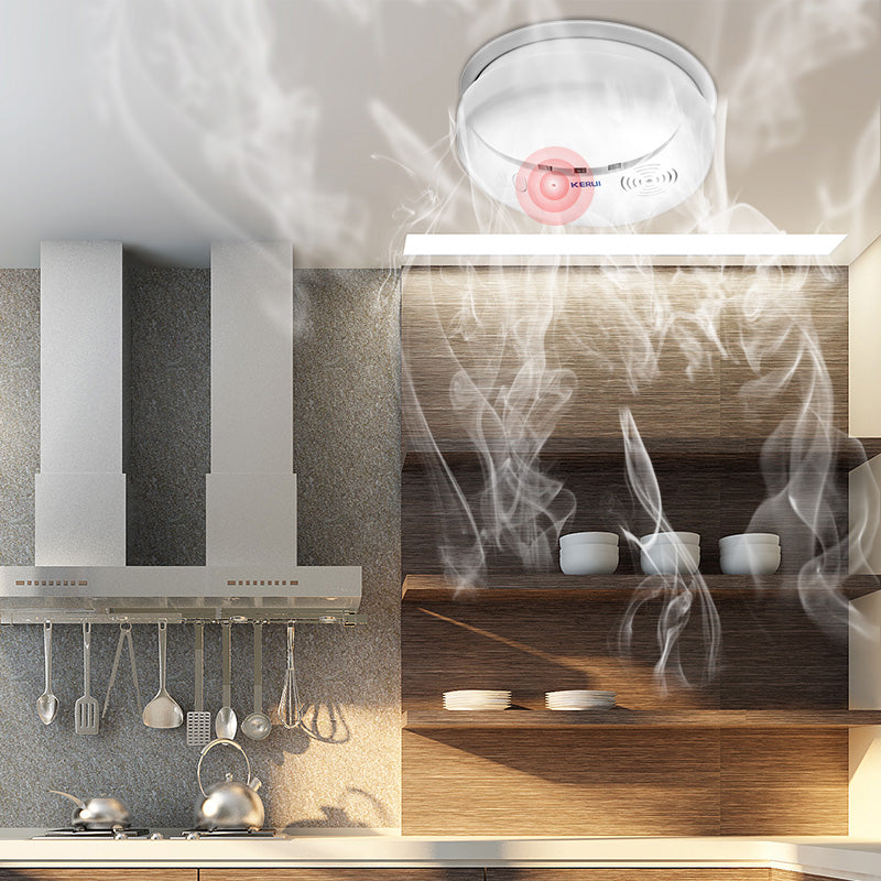 Wireless Smoke Detector with Call & SMS Alerts by HitMyNeed