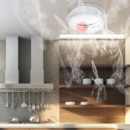 Wireless Smoke Detector with Call & SMS Alerts by HitMyNeed