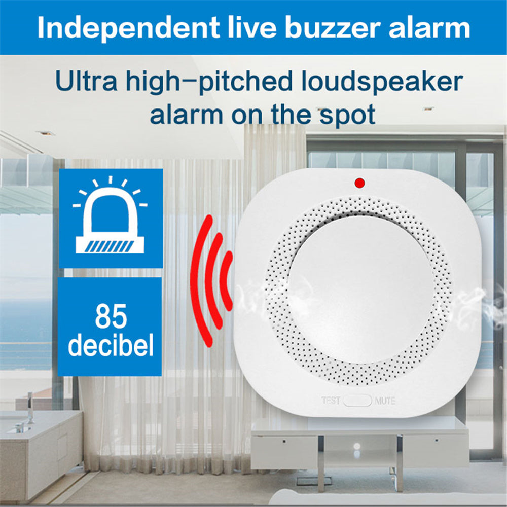 Wireless Smoke & Heat Detector Home Alarm by HitMyNeed