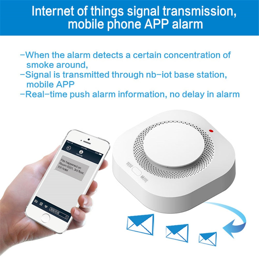 Wireless Smoke & Heat Detector Home Alarm by HitMyNeed