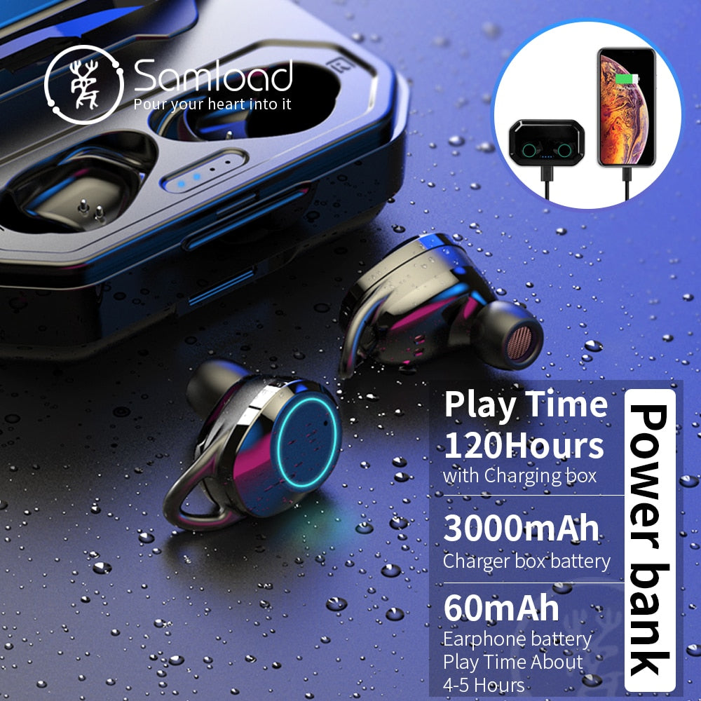 Wireless Sports Headphones with Charging Case by HitMyNeed