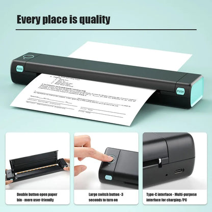Wireless Thermal Tattoo Stencil Printer A4 by HitMyNeed