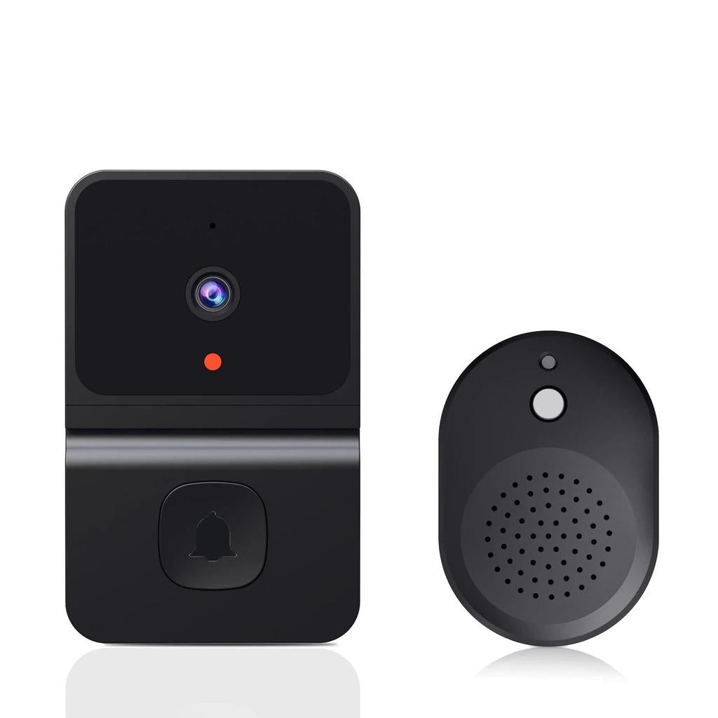 Wireless Video Doorbell with WiFi & Night Vision black by HitMyNeed