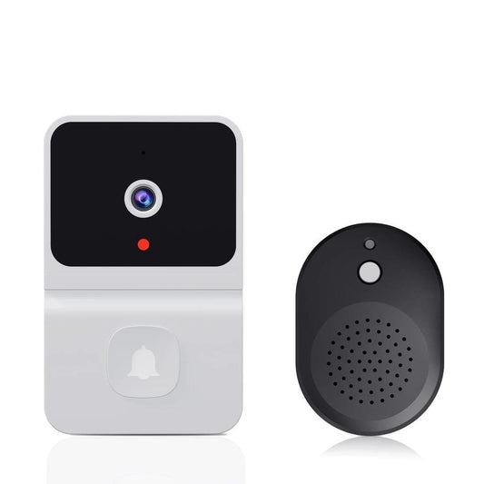 Wireless Video Doorbell with WiFi & Night Vision white by HitMyNeed