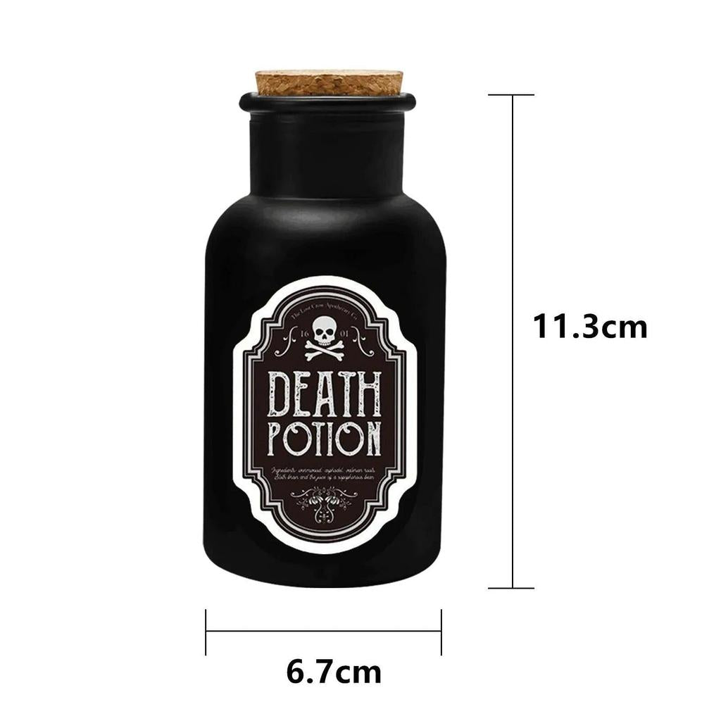 Witch Potion Bottle Halloween Decor with Labels by HitMyNeed