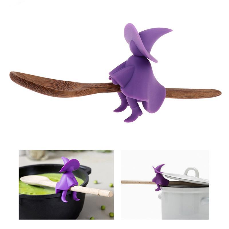 Witch Spoon Holder and Pot Steam Releaser by HitMyNeed