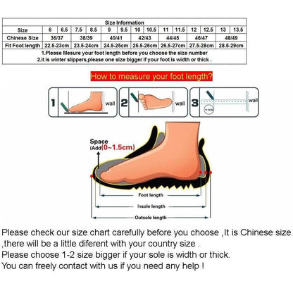 Women & Men Winter Cat Slippers Non-Slip Plush by HitMyNeed