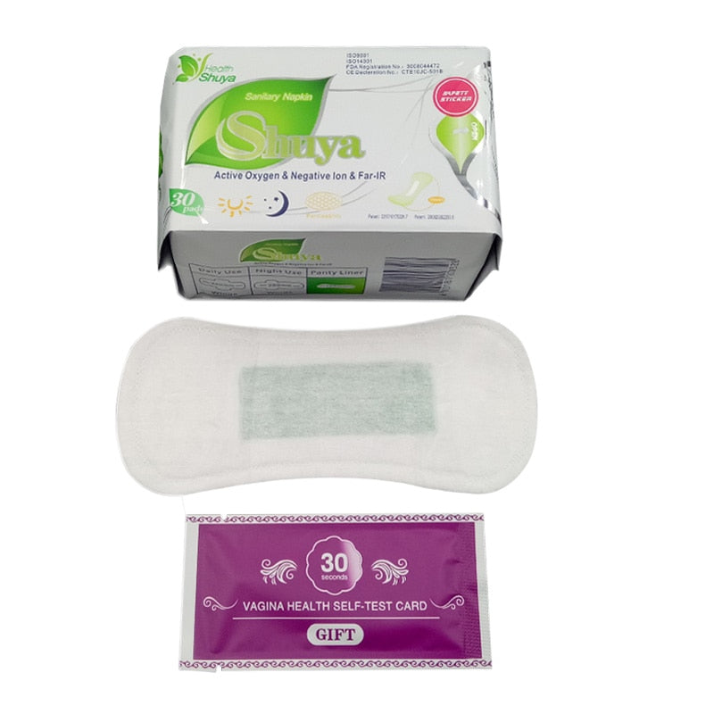 Women Negative Ion Sanitary Napkins (60 pcs) by HitMyNeed