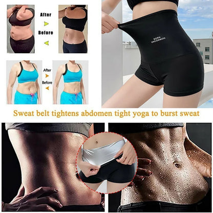 Women Sauna Sweat Leggings Body Shaper Shorts m-40-60kg by HitMyNeed