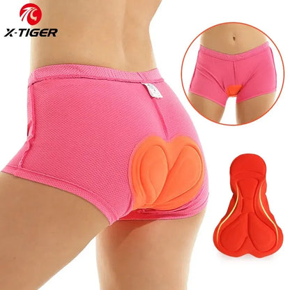 Women's 3D Padded Cycling Underwear Shorts by HitMyNeed