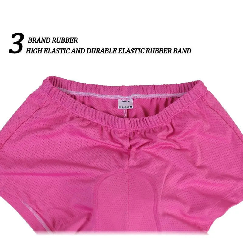 Women's 3D Padded Cycling Underwear Shorts by HitMyNeed