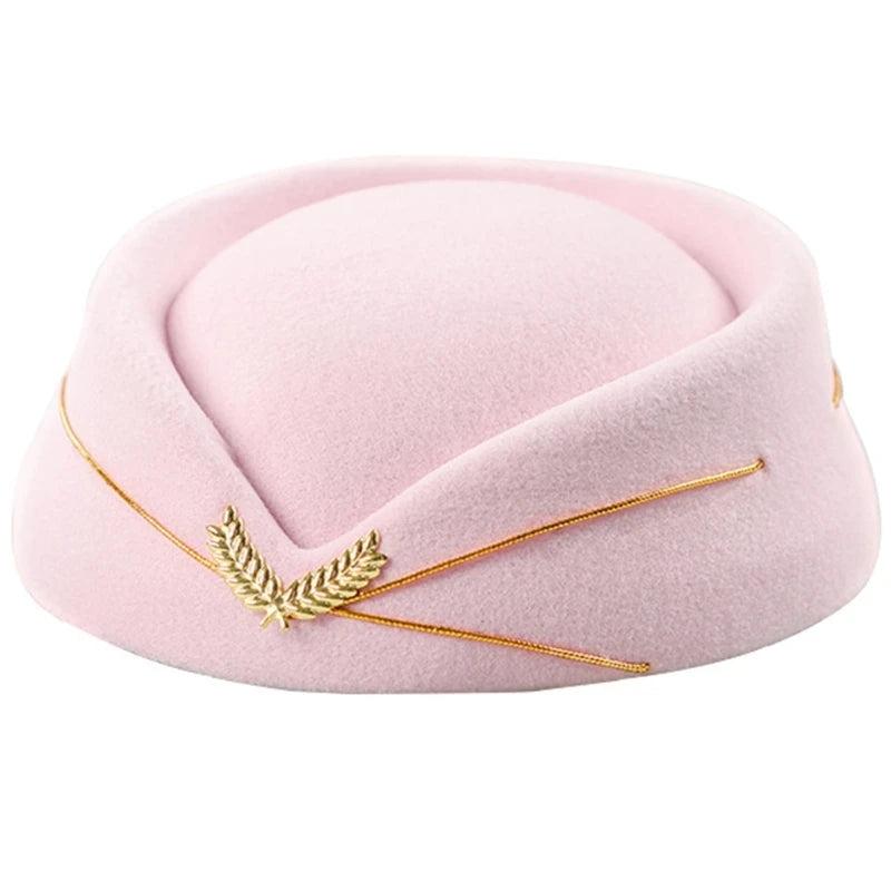 Women's Air Hostess Beret Uniform Costume Hat by HitMyNeed