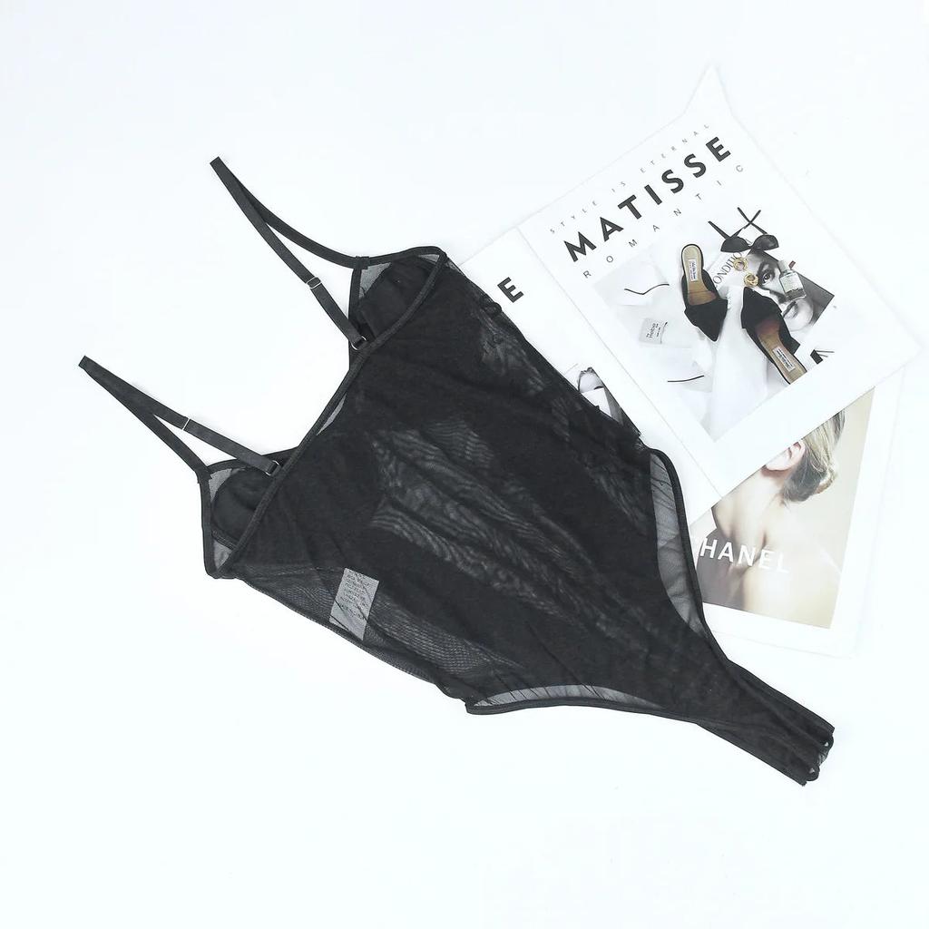 Women's Deep V-Neck Shaping Top with Padded Bra by HitMyNeed