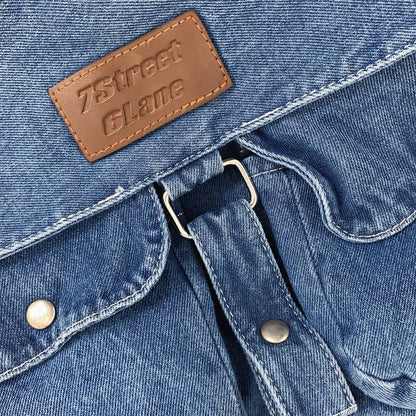 Women's Denim Crossbody Bag with Adjustable Strap by HitMyNeed