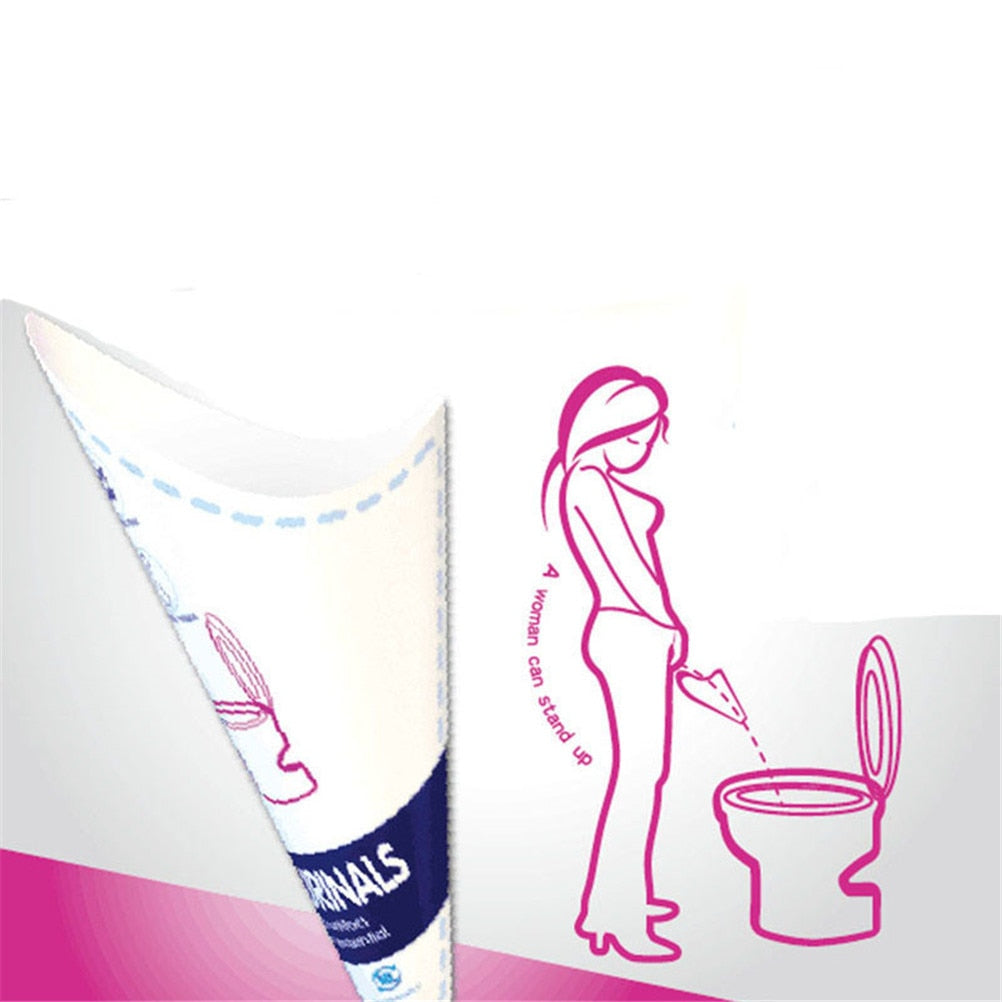 Women's Disposable Pee Funnels (10-Pack) by HitMyNeed