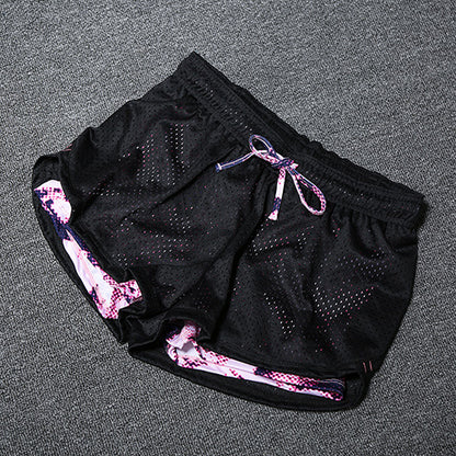 Women's Double Layer Exercise Shorts with Liner pt3 s by HitMyNeed