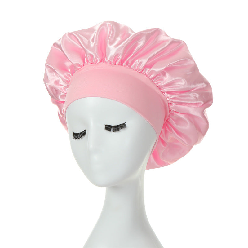 Women's Double-Layer Satin Nightcap (Set of 2) by HitMyNeed