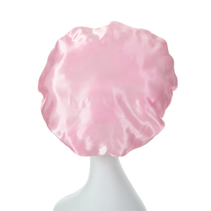 Women's Double-Layer Satin Nightcap (Set of 2) by HitMyNeed