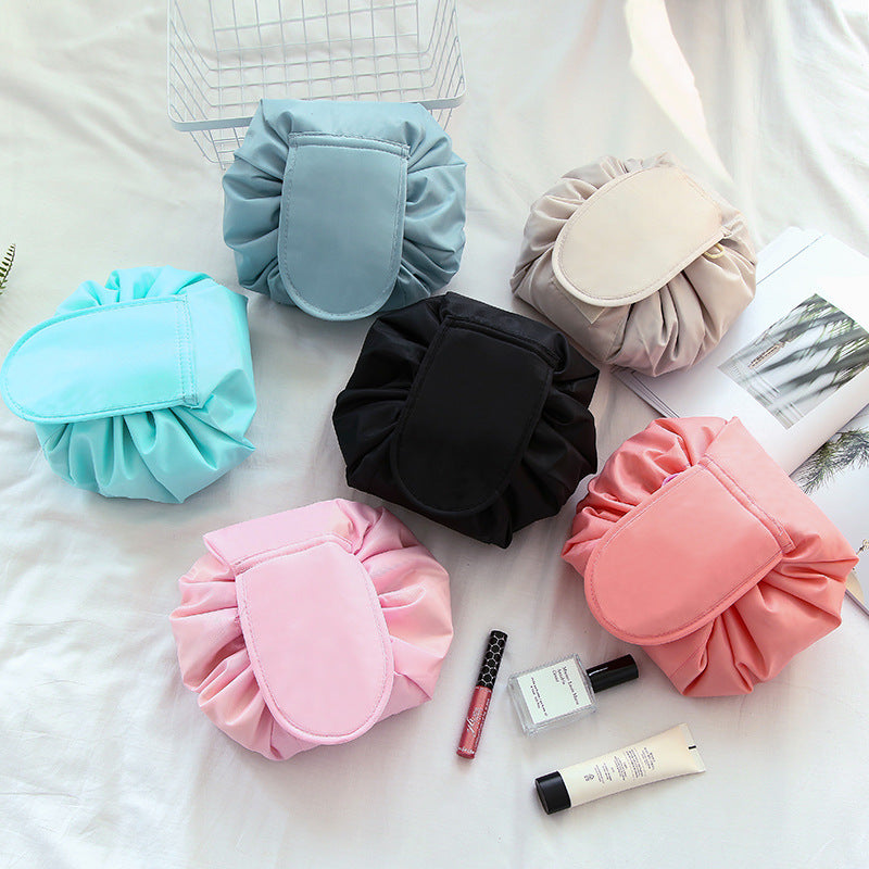Women's Drawstring Travel Cosmetic Bag Organizer by HitMyNeed