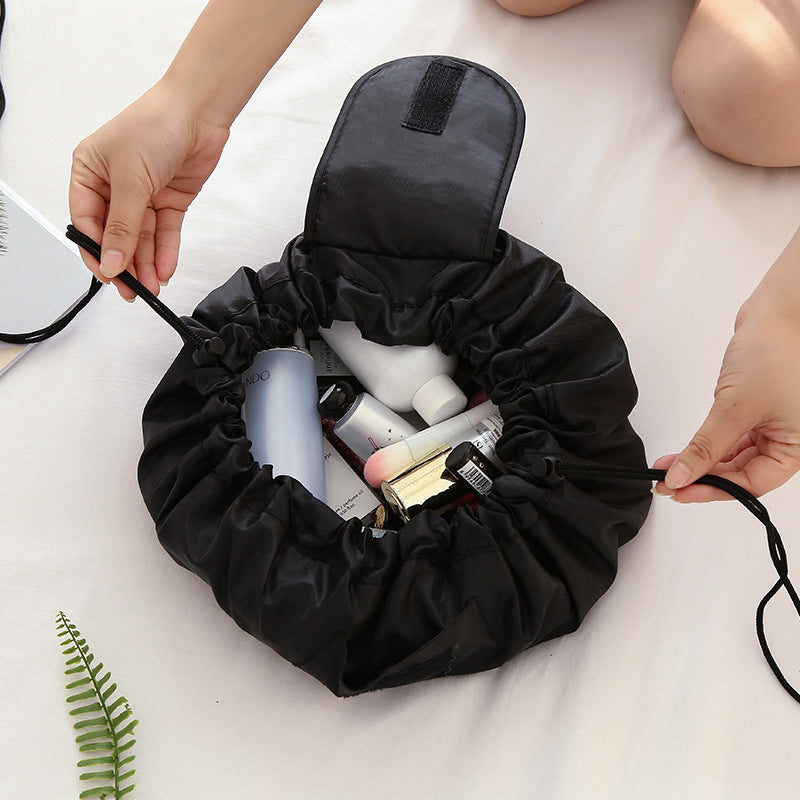 Women's Drawstring Travel Cosmetic Bag Organizer by HitMyNeed