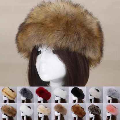 Women's Faux Fur Winter Earwarmer Headband by HitMyNeed