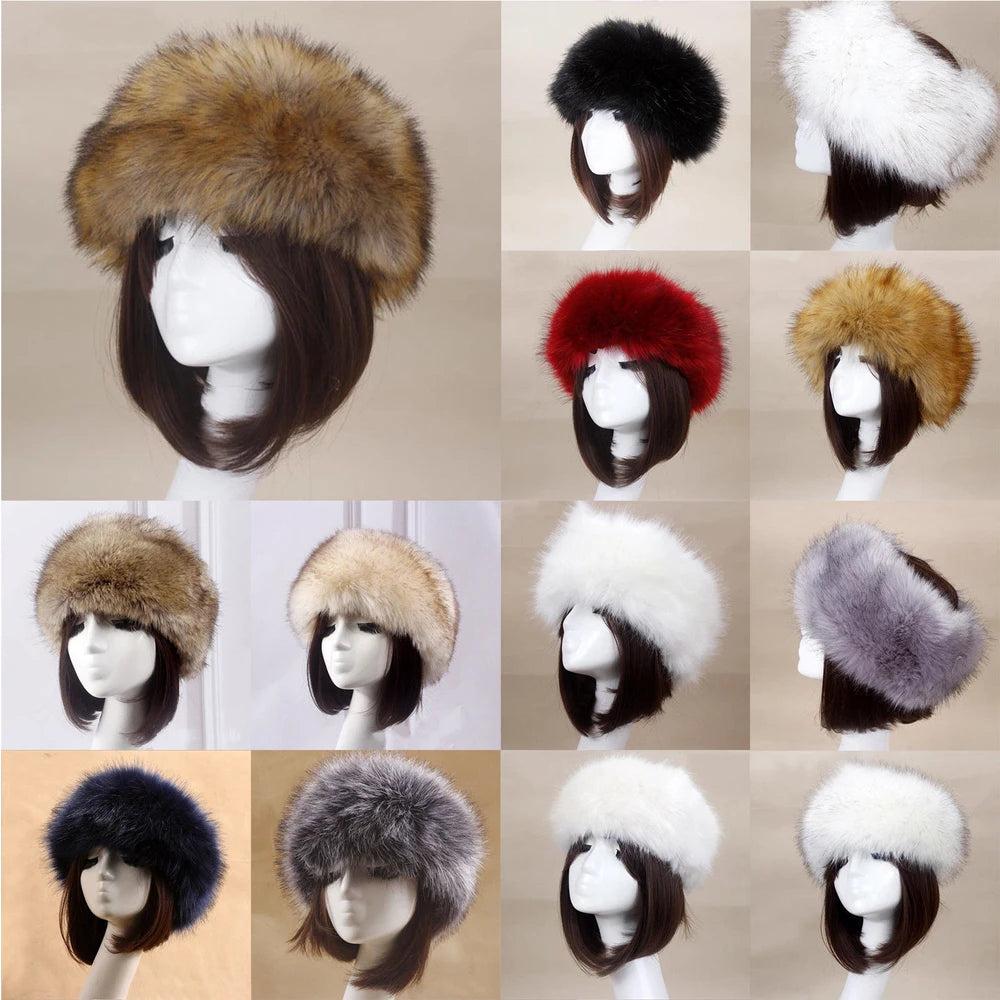 Women's Faux Fur Winter Earwarmer Headband by HitMyNeed