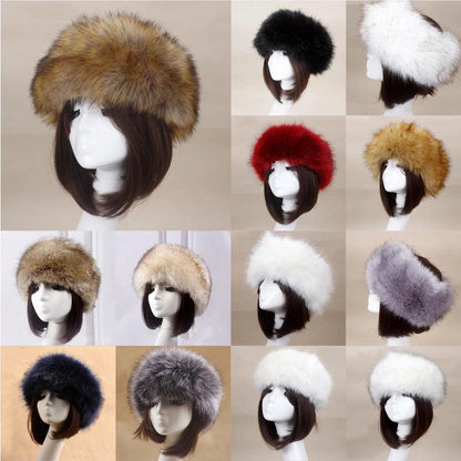 Women's Faux Fur Winter Earwarmer Headband by HitMyNeed