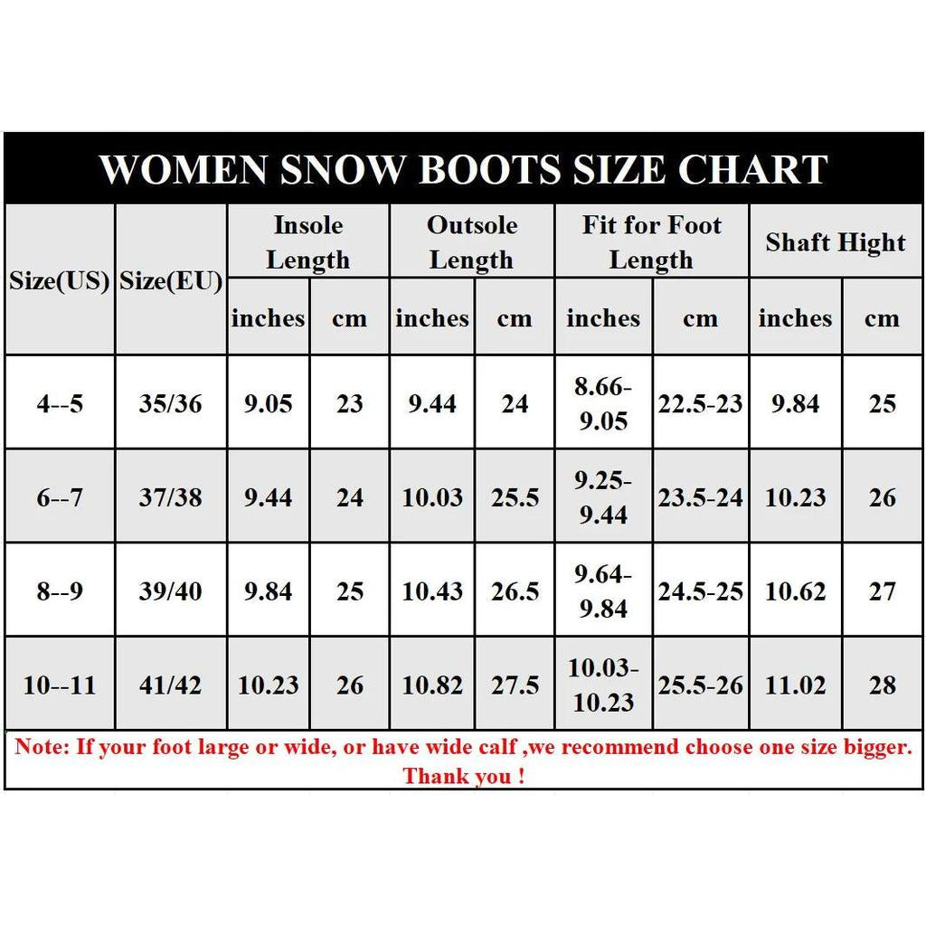 Women's Faux Fur Winter Snow Boots with Warm Lining by HitMyNeed