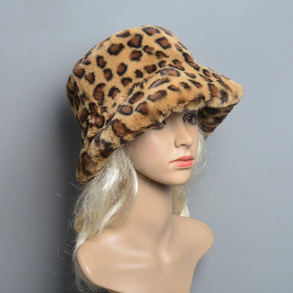 Women's Faux Rabbit Fur Winter Hat with Cotton Lining by HitMyNeed