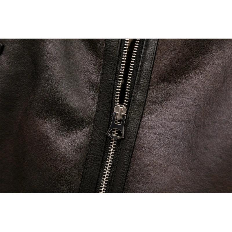 Women's Faux Shearling Belted Vintage Warm Jacket by HitMyNeed