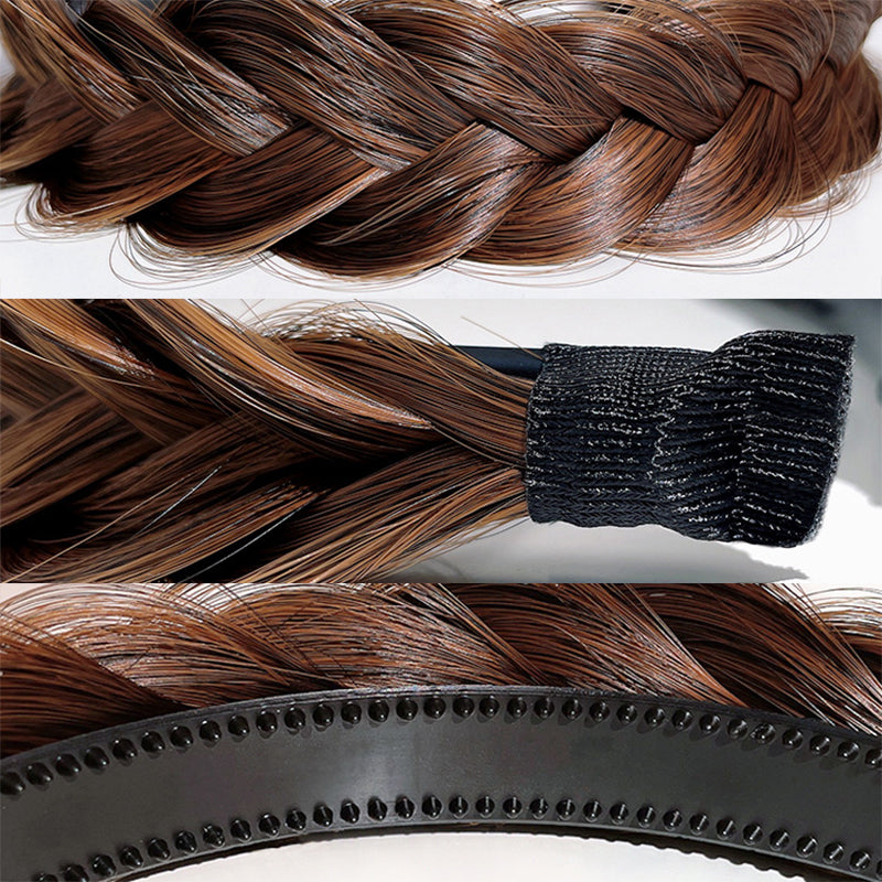 Women's Fishbone Braid Non‑Slip Headband Wig by HitMyNeed