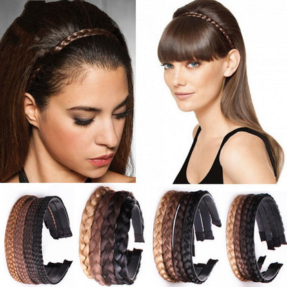 Women's Fishbone Braid Non‑Slip Headband Wig by HitMyNeed