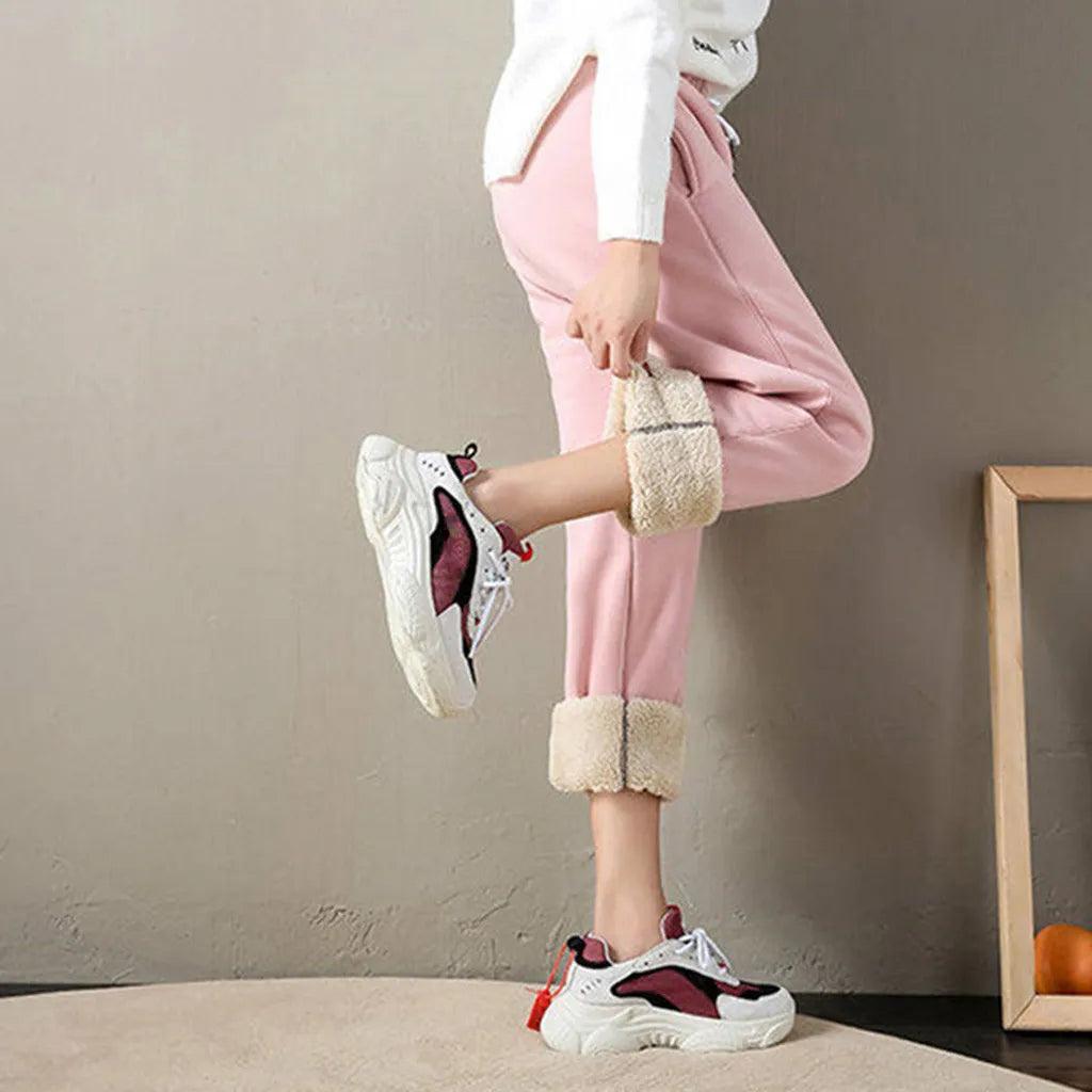 Women's Fleece Lined Winter Leggings by HitMyNeed
