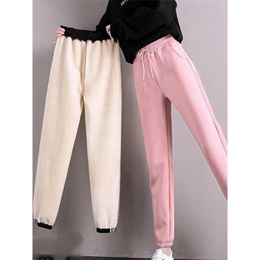 Women's Fleece Lined Winter Leggings pink s by HitMyNeed