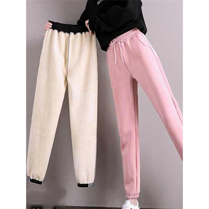 Women's Fleece Lined Winter Leggings pink s by HitMyNeed